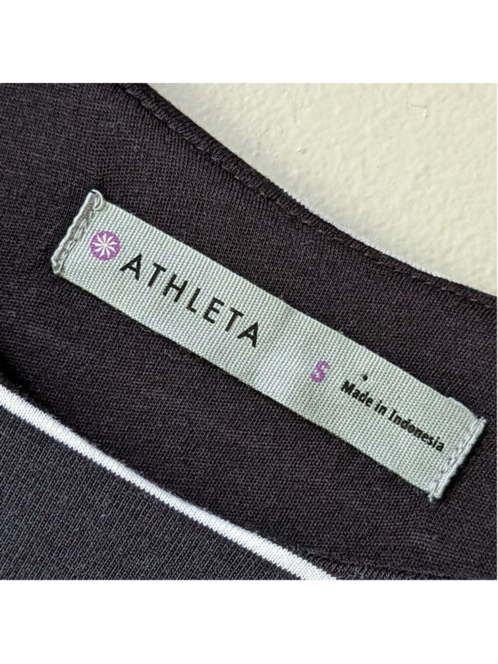 Athleta Stripe T Shirt Dress Pima Cotton Sz S NWT - Picture 8 of 9